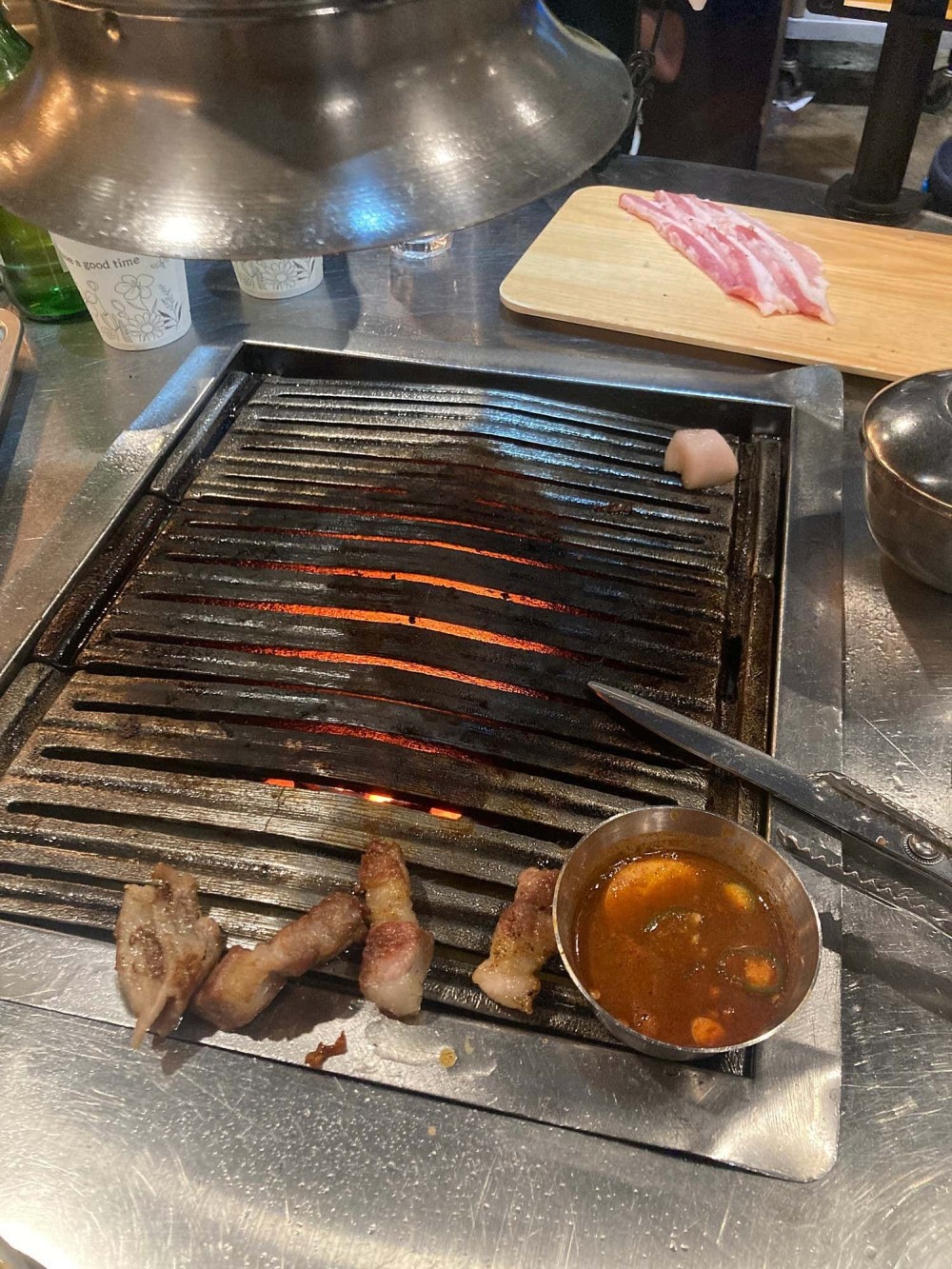 음식점 영수증이미지