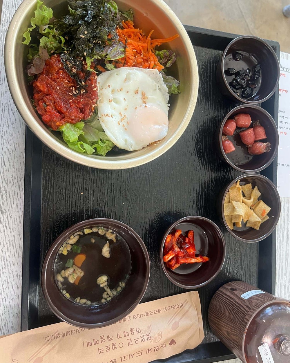 음식점 영수증이미지
