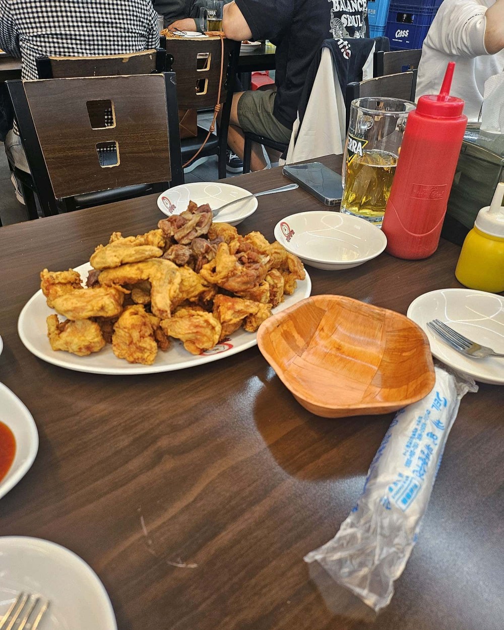음식점 영수증이미지